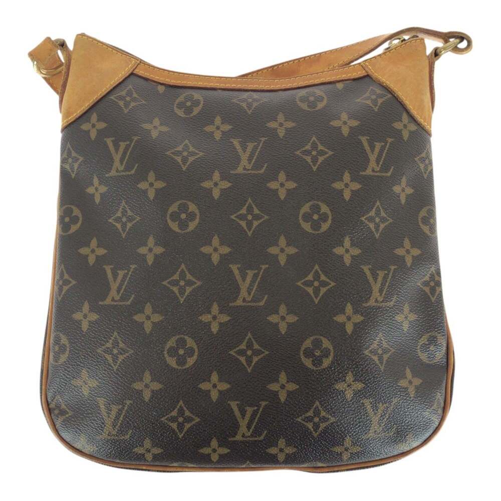 LOUIS VUITTON Authentic Brown Monogram Leather Shoulder Bag - Picture 2 of 10